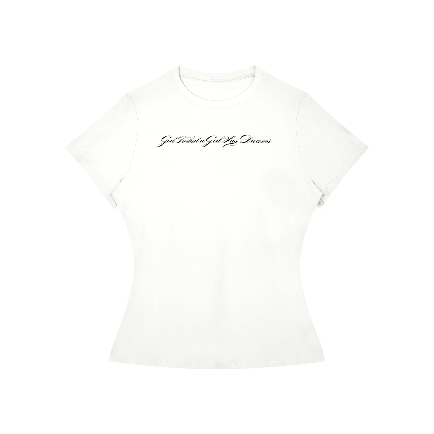 by Josie Man 'God Forbid a Girl Has Dreams' Baby Tee