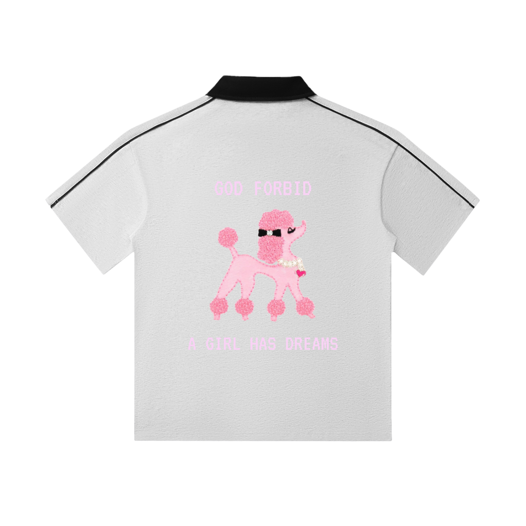 by Josie Man 'God Forbid a Girl Has Dreams' Polo Shirt