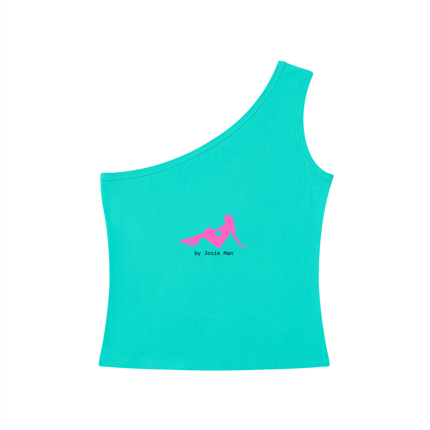 by Josie Man 'God Forbid a Girl Has Dreams' One Shoulder Vest