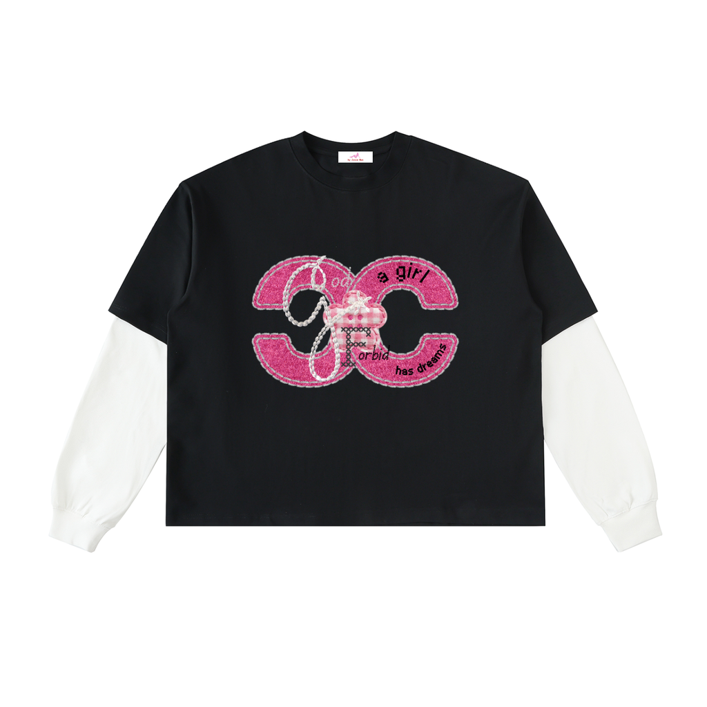 by Josie Man 'God Forbid a Girl Has Dreams' Layered T-Shirt