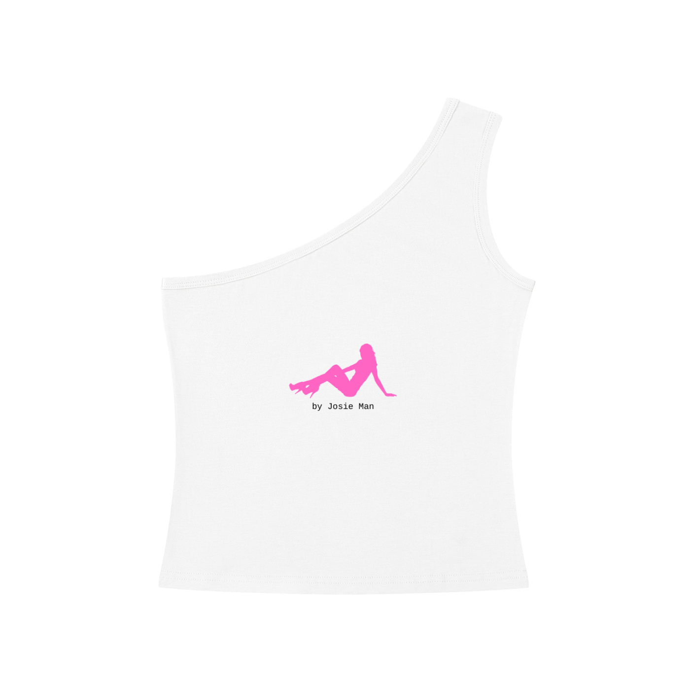by Josie Man 'God Forbid a Girl Has Dreams' One Shoulder Vest