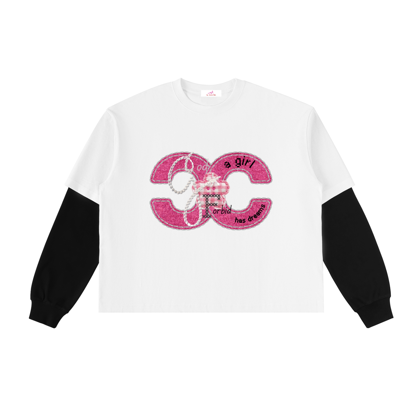 by Josie Man 'God Forbid a Girl Has Dreams' Layered T-Shirt