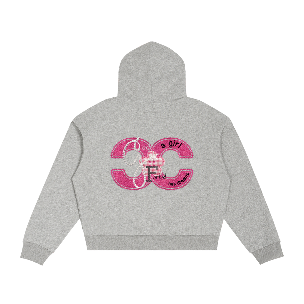 by Josie Man 'God Forbid a Girl Has Dreams' Zip Hoodie