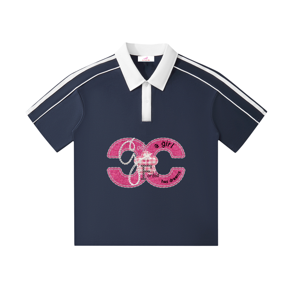 by Josie Man 'God Forbid a Girl Has Dreams' Polo Shirt