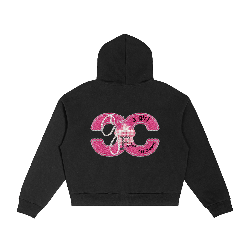 by Josie Man 'God Forbid a Girl Has Dreams' Zip Hoodie