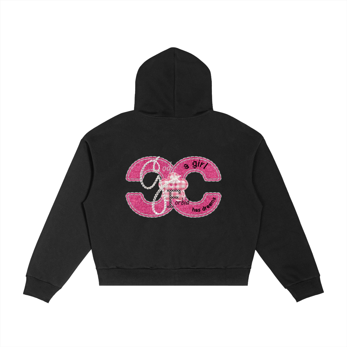 by Josie Man 'God Forbid a Girl Has Dreams' Zip Hoodie